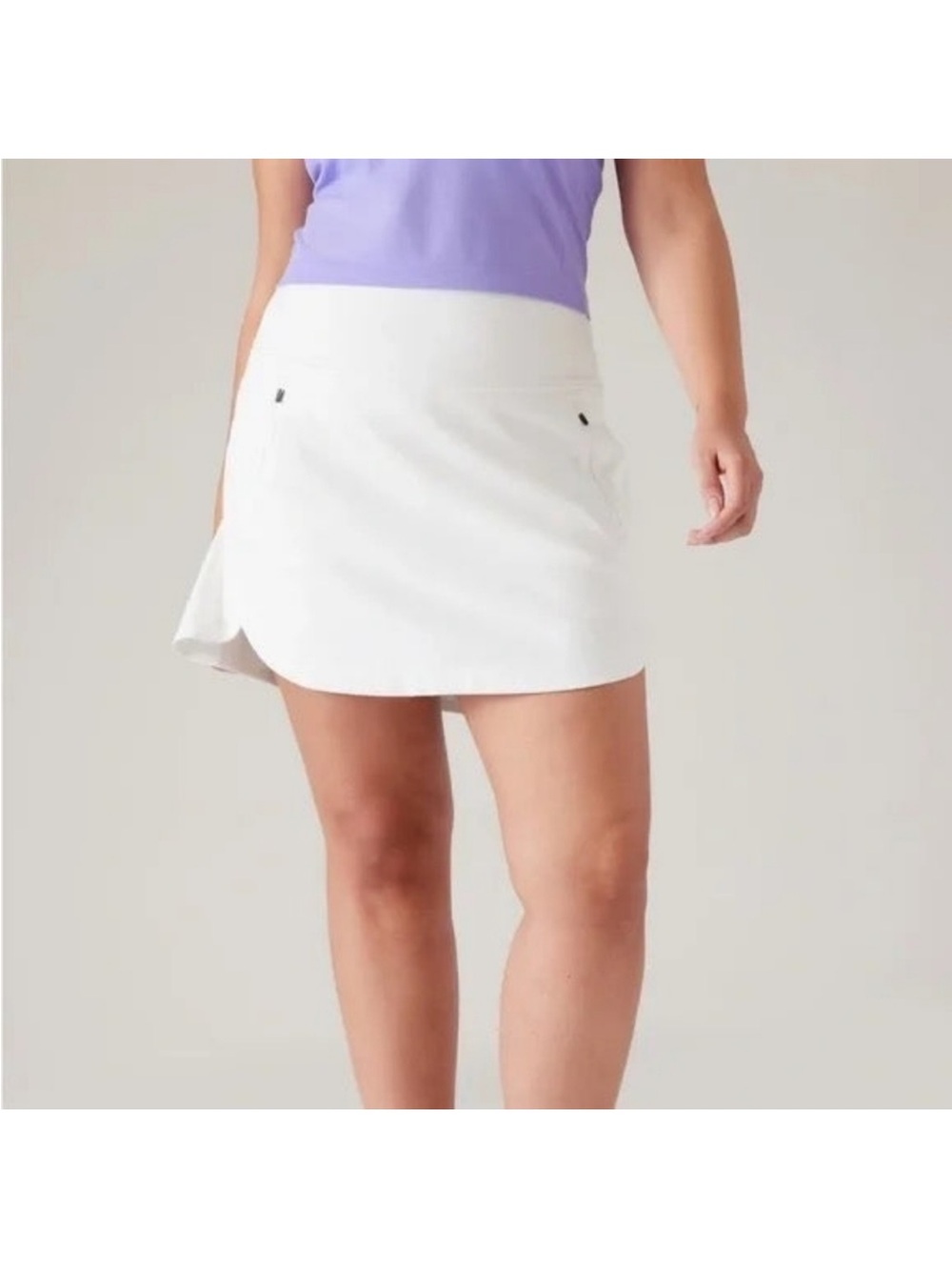 Athleta Fairway Golf Skort 18" White Size Large